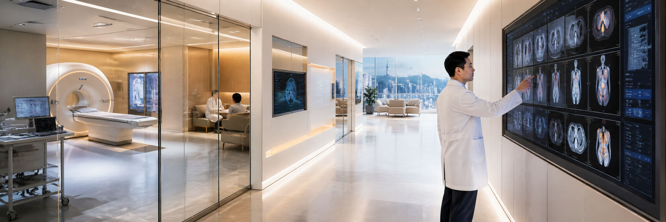 Advanced oncology center in Seoul, South Korea