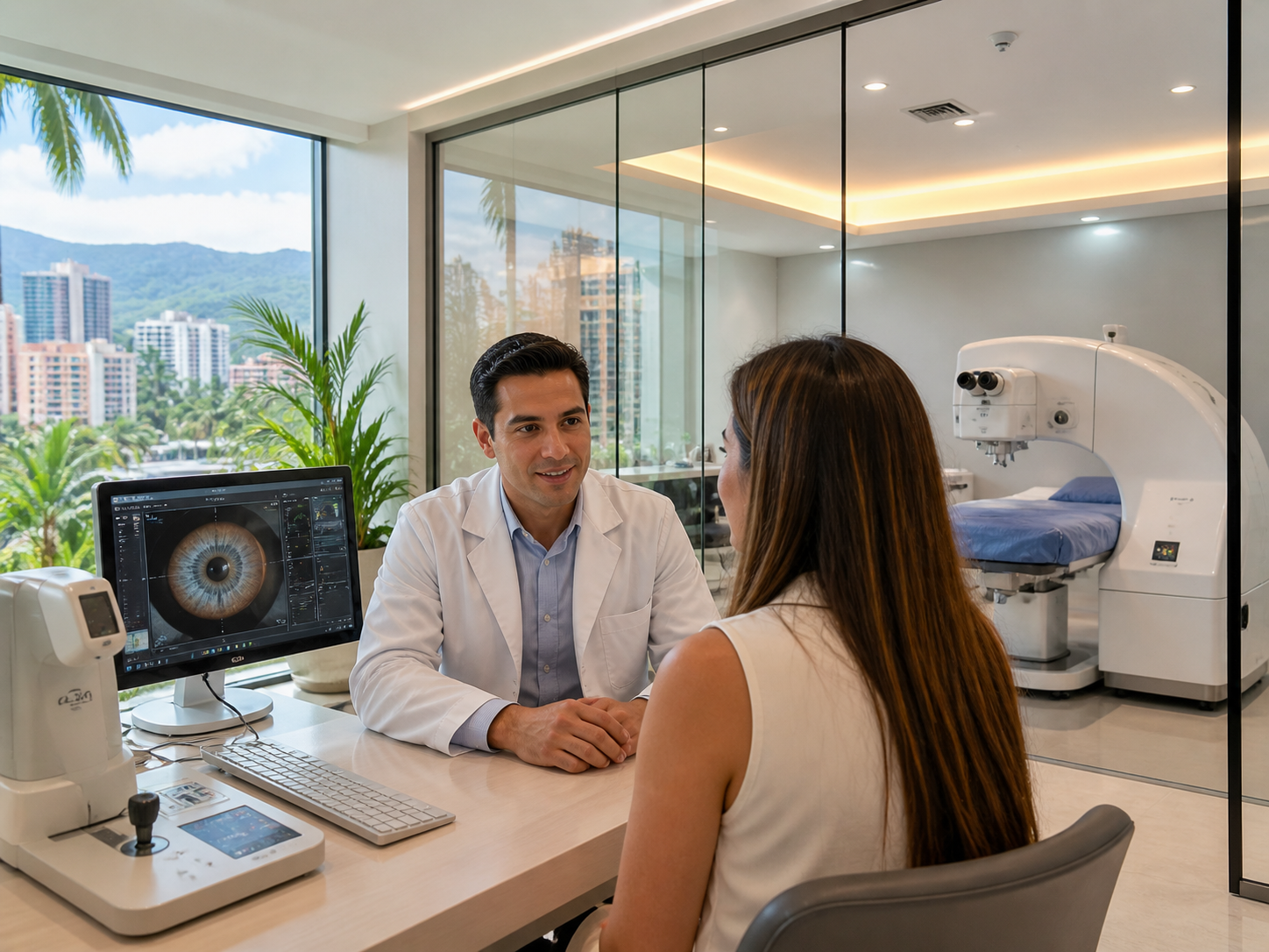 Modern eye refractive surgery clinic in Cali, Colombia