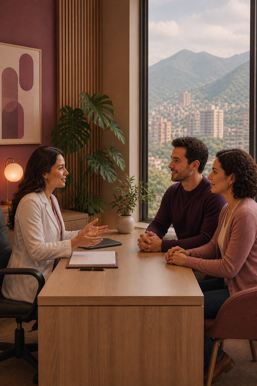 Inser Human Fertility Institute in Medellín, Colombia — warm, specialist clinic environment