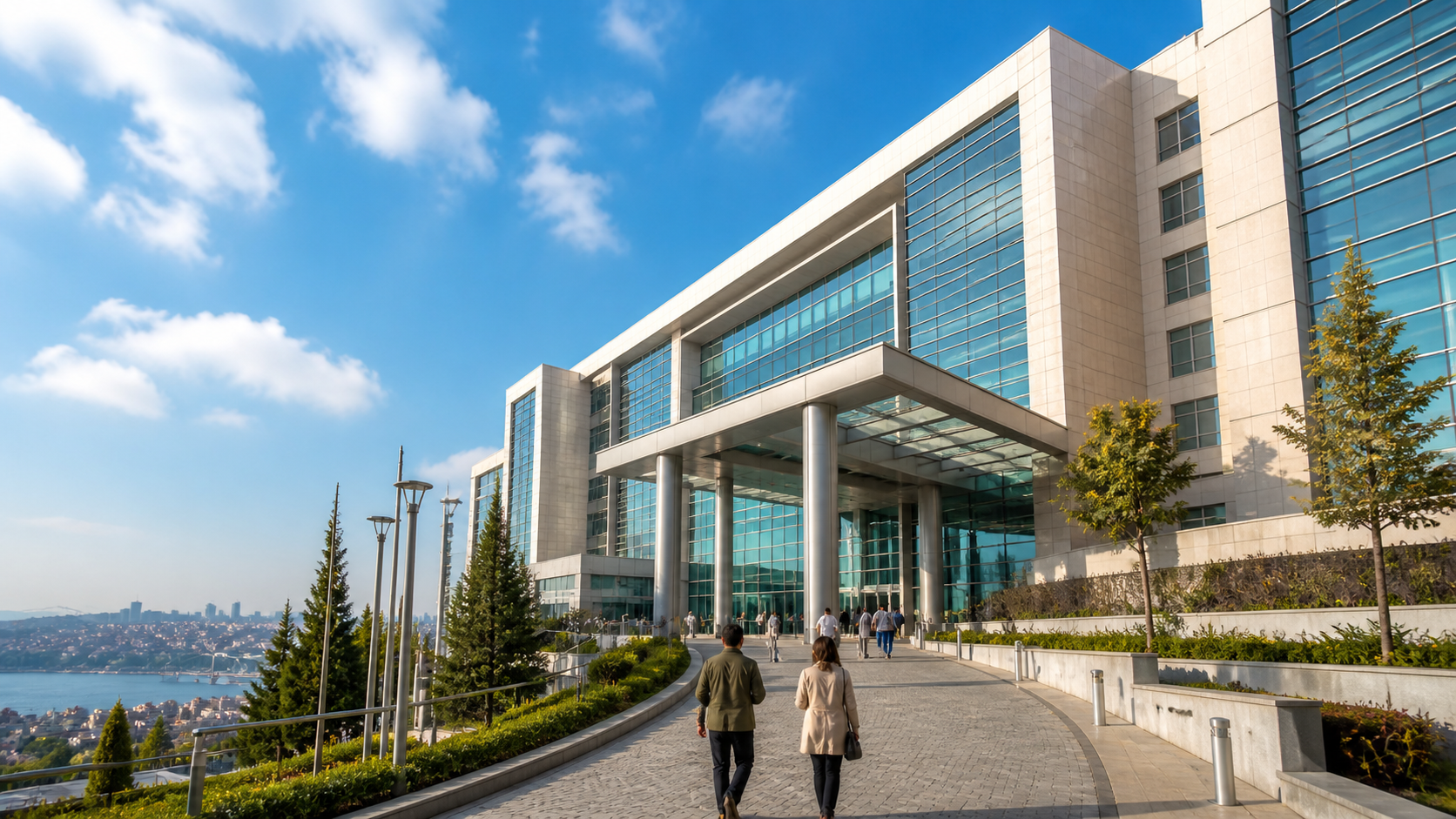Modern hospital facility in Istanbul, Turkey
