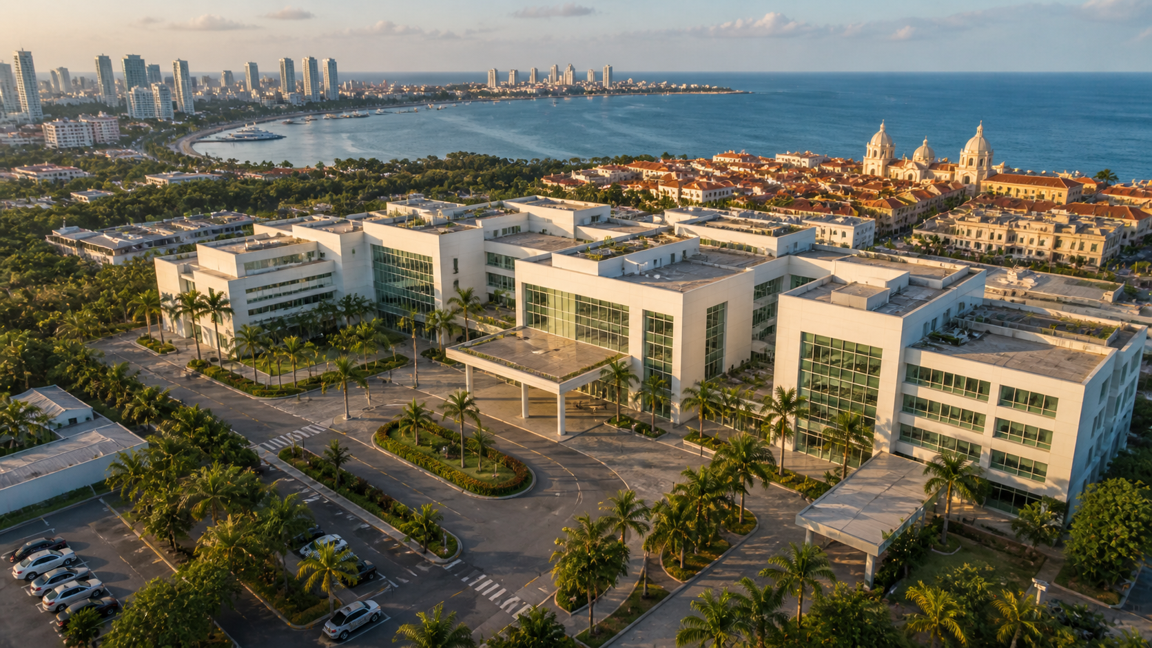 Modern medical facility in Cartagena, Colombia