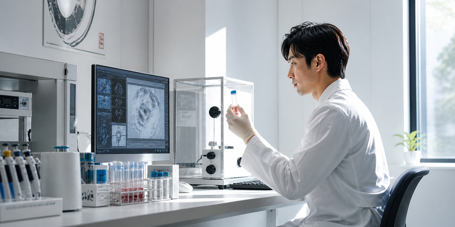 Precision regenerative medicine clinic in Osaka, Japan — cutting-edge, minimalist