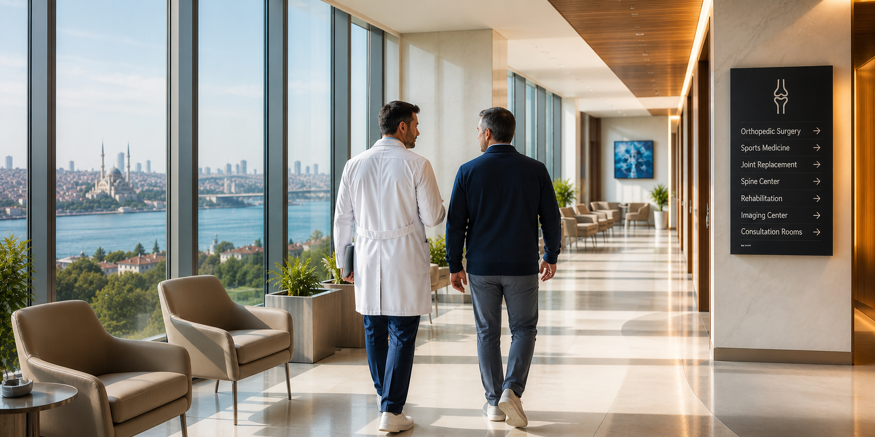 JCI-accredited orthopedic center in Istanbul, Turkey